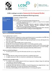 Com Dev Worker  Job Spec ICON November 2024